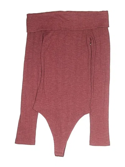Pre-owned Aerie 3/4 Sleeve Top Burgundy Boatneck Tops