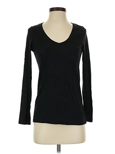 Pre-owned Aerie 3/4 Sleeve T-shirt In Black