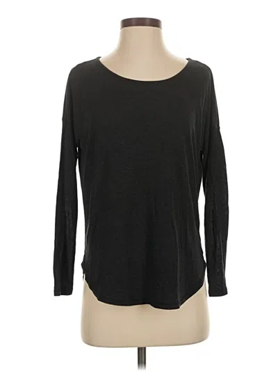 Pre-owned Aerie 3/4 Sleeve T-shirt In Gray