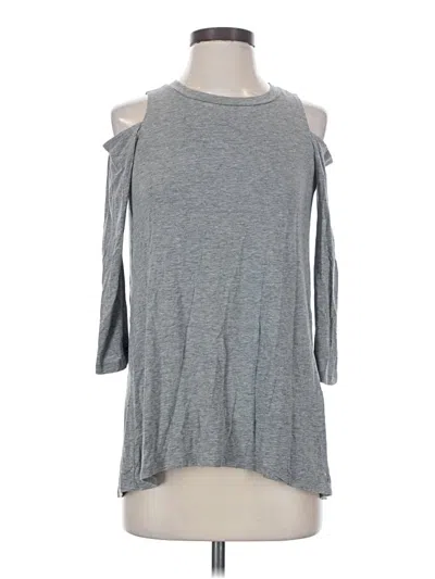 Aerie 3/4 Sleeve T-shirt In Gray
