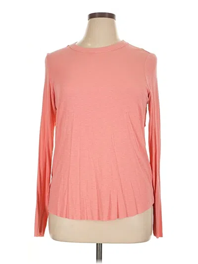 Pre-owned Aerie 3/4 Sleeve T-shirt In Pink
