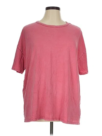 Pre-owned Aerie 3/4 Sleeve T-shirt In Pink