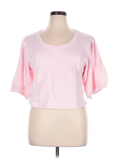 Aerie 3/4 Sleeve T-shirt In Pink