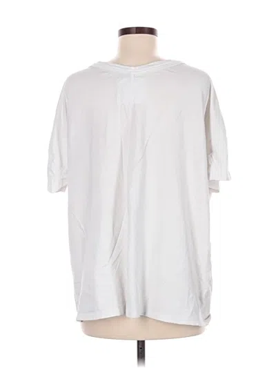 Pre-owned Aerie 3/4 Sleeve T-shirt In White