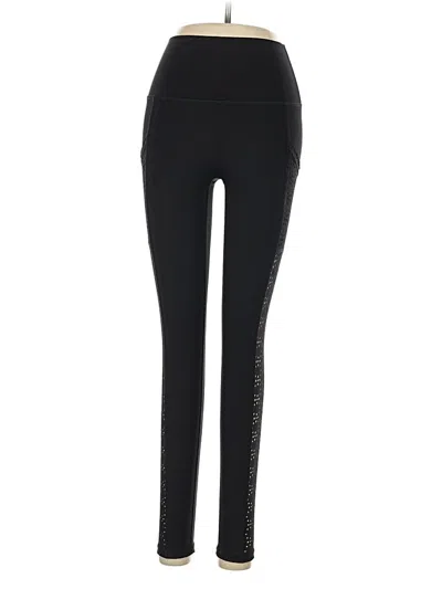 Pre-owned Aerie Active Pants In Black