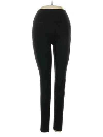 Pre-owned Aerie Active Pants In Black