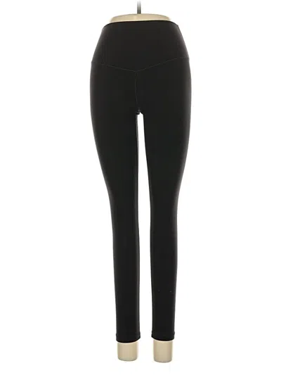 Pre-owned Aerie Active Pants In Black
