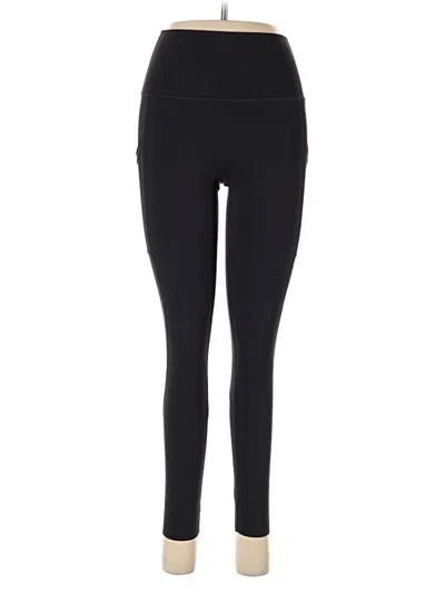 Pre-owned Aerie Active Pants In Black