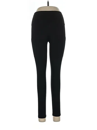 Pre-owned Aerie Active Pants In Black