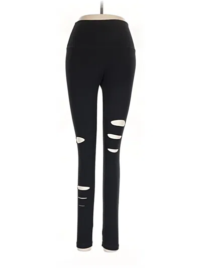 Pre-owned Aerie Active Pants In Black