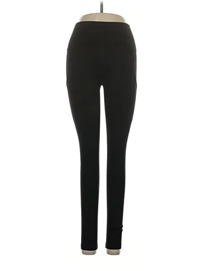 Pre-owned Aerie Active Pants In Black