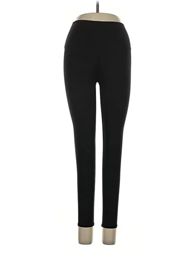 Pre-owned Aerie Active Pants In Black