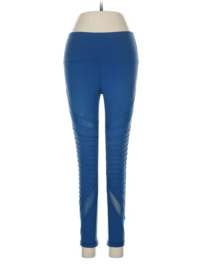 Pre-owned Aerie Active Pants In Blue