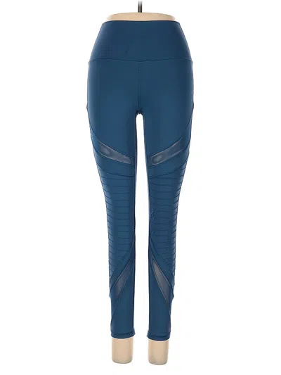 Pre-owned Aerie Active Pants In Blue