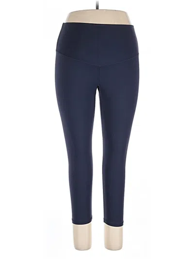 Pre-owned Aerie Active Pants In Blue