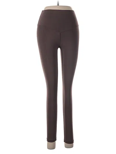 Pre-owned Aerie Active Pants In Brown