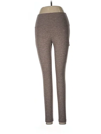 Pre-owned Aerie Active Pants In Brown