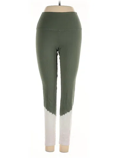 Pre-owned Aerie Active Pants In Green