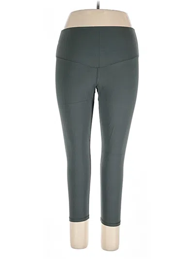 Pre-owned Aerie Active Pants In Green