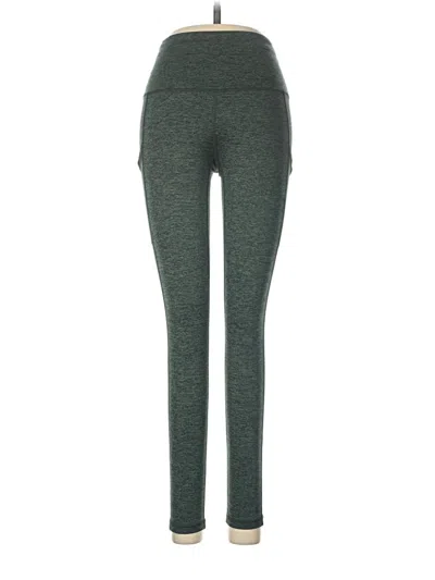 Pre-owned Aerie Active Pants In Green