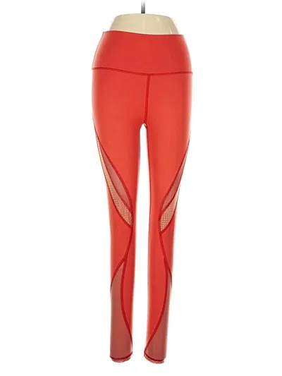 Pre-owned Aerie Active Pants In Orange
