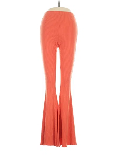 Pre-owned Aerie Active Pants In Orange