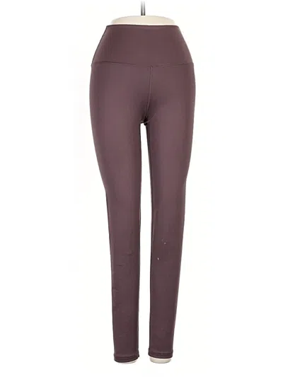 Pre-owned Aerie Active Pants In Purple