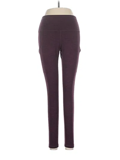 Pre-owned Aerie Active Pants In Purple