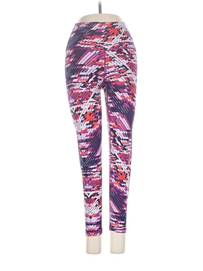Pre-owned Aerie Active Pants In Purple