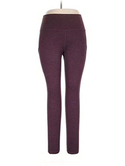 Pre-owned Aerie Active Pants In Purple