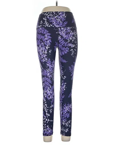 Pre-owned Aerie Active Pants In Purple