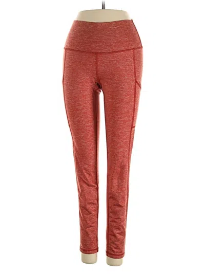 Pre-owned Aerie Active Pants In Red