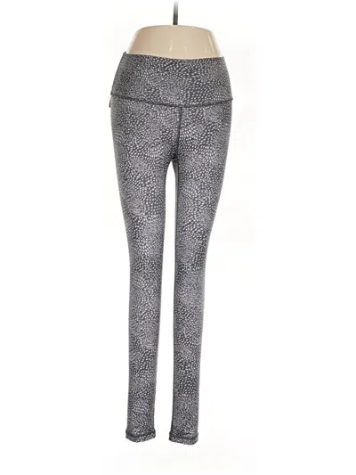 Pre-owned Aerie Active Pants In Silver
