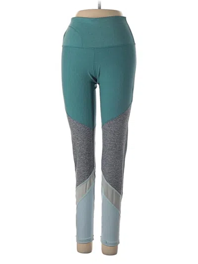 Pre-owned Aerie Active Pants In Teal