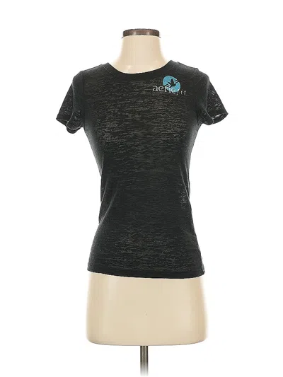 Pre-owned Aerie Active T-shirt In Black
