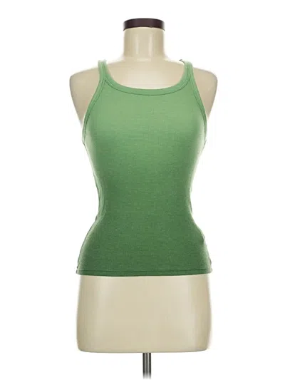 Pre-owned Aerie Active Tank Top In Green