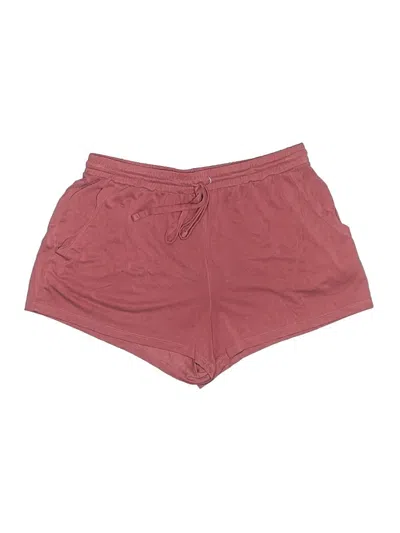 Pre-owned Aerie Athletic Shorts In Burgundy