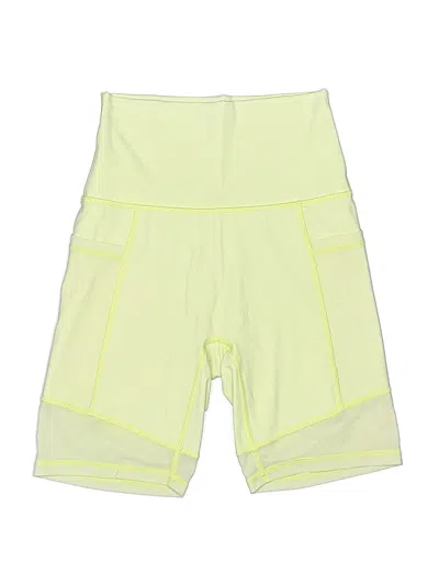 Pre-owned Aerie Athletic Shorts In Yellow