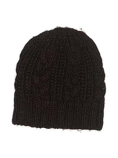 Pre-owned Aerie Beanie Hat In Burgundy