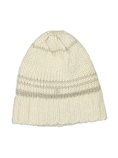 Pre-owned Aerie Beanie Hat In Ivory