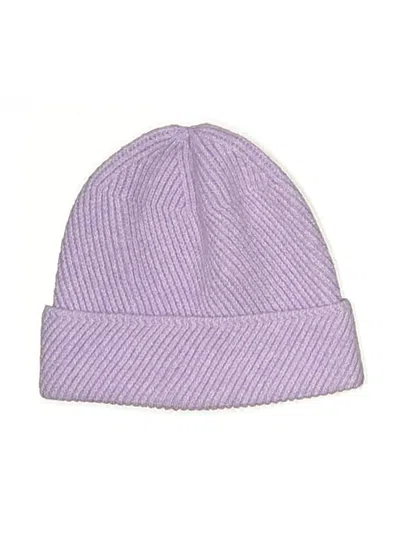 Pre-owned Aerie Beanie Hat In Purple