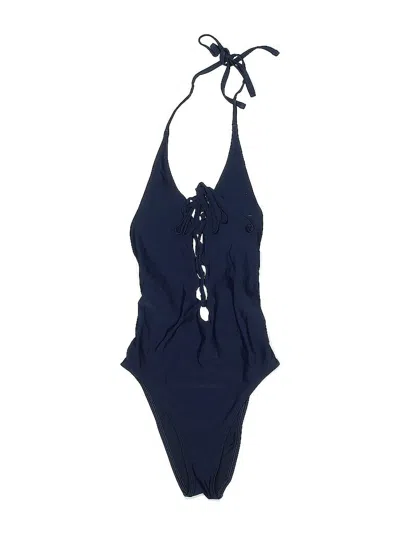 Pre-owned Aerie Bodysuit In Blue