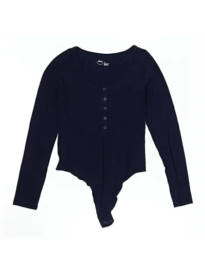 Pre-owned Aerie Bodysuit In Blue