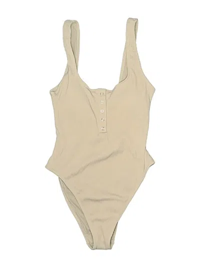 Pre-owned Aerie Bodysuit In Brown