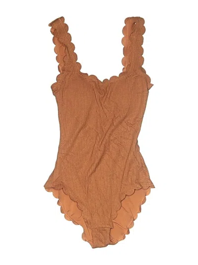 Pre-owned Aerie Bodysuit In Brown