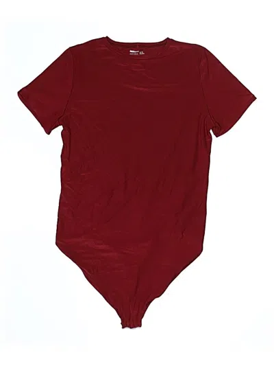 Pre-owned Aerie Bodysuit In Burgundy