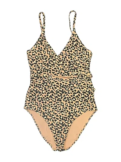 Pre-owned Aerie Bodysuit In Gold