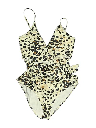 Pre-owned Aerie Bodysuit In Gold