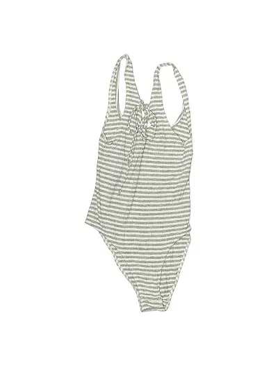 Pre-owned Aerie Bodysuit In Gray