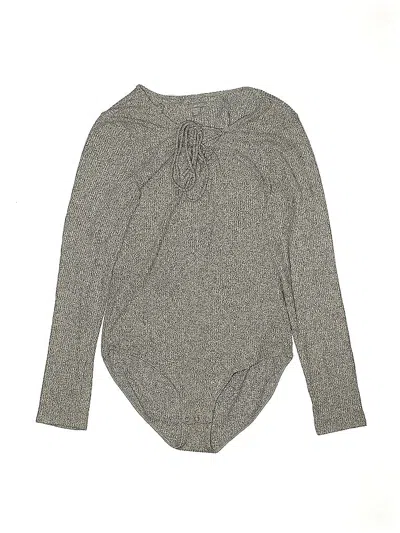 Pre-owned Aerie Bodysuit In Gray